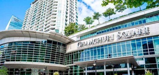 รูปภาพ 2Bed | 1Bath | BTS Sala Daeng | 44sqm | THB 25,000/mo | Fl.10 — Chamchuri Square Residence Bangkok