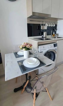 1 ห้องนอน | 1 ห้องน้ำ | BTS Chong Nonsi | 25 ตร.ม. | 21,000 บาท/เดือน | ชั้น 21 — Knightsbridge Prime Sathon Train Station กรุงเทพฯ