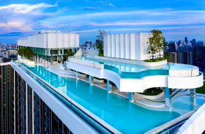 Condos for rent : 1Bed | 1Bath | MRT Phra Ram 9 | 26sqm | THB 17,000/mo | Fl.23 — Life Asoke Rama 9 Bangkok