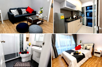 Condos for rent : 1Bed | 1Bath | BTS Punnawithi | 33sqm | THB 14,000/mo | Fl.4 — Green Ville Condo Sukhumvit 101 Bangkok
