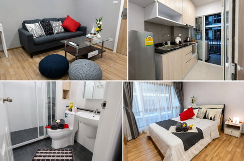 รูปภาพ 1Bed | 1Bath | BTS Punnawithi | 33sqm | THB 14,000/mo | Fl.4 — Green Ville Condo Sukhumvit 101 Bangkok