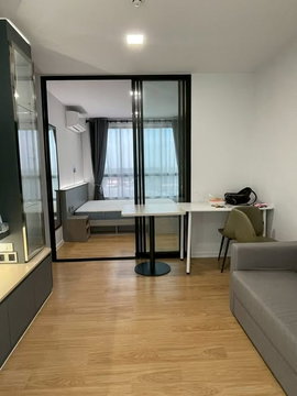 1 ห้องนอน | 1 ห้องน้ำ | MRT Ratchadaphisek | 26 ตร.ม. | 12,000 บาท/เดือน | ชั้น 7 — Atmoz Kanaal Rangsit กรุงเทพฯ
