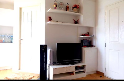 Condos for rent Rajamangala University of Technology Krungthep : Studio | 1Bath | BTS Nopparat | 28sqm | THB 9,000/mo | Fl.9 — The Trust Residence Ratchada-Rama 3 Bangkok