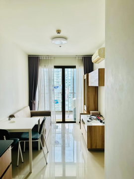1Bed | 1Bath | BTS Krung Thon Buri | 35sqm | THB 15,000/mo | Fl.20 — Ideo Sathorn-Taksin Bangkok