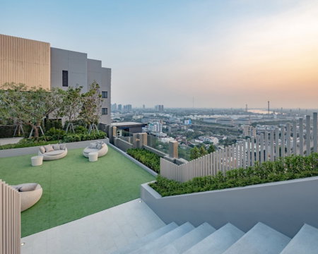 1 ห้องนอน | 1 ห้องน้ำ | BTS Bang Chak | 40 ตร.ม. | 20,000 บาท/เดือน | ชั้น 21 — Life Sukhumvit 62 กรุงเทพฯ
