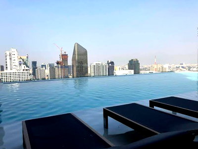 คอนโดให้เช่า : 1 ห้องนอน | 1 ห้องน้ำ | BTS Asok | 37 ตร.ม. | 35,000 บาท/เดือน | ชั้น 32 — The Esse Asoke กรุงเทพฯ