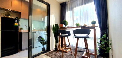 Condos for rent : 1Bed | 1Bath | BTS Thong Lo | 35sqm | THB 22,000/mo | Fl.10 — Rhythm Sukhumvit 36-38 Bangkok