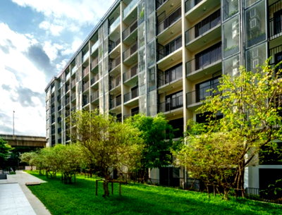 คอนโดให้เช่า : 1 ห้องนอน | 1 ห้องน้ำ | BTS Surasak | 26 ตร.ม. | 17,000 บาท/เดือน | ชั้น 6 — Blossom Condo @ Sathorn-Charoenrat กรุงเทพฯ