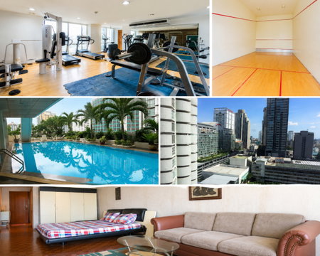 Studio | 1Bath | BTS Nana | 42sqm | THB 16,000/mo | Fl.16 — Sukhumvit Suite Bangkok