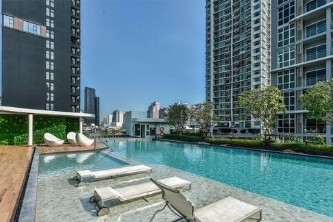 1Bed | 1Bath | MRT Hua Lamphong | 42sqm | THB 25,000/mo | Fl.20 — Supalai Premier Si Phraya - Samyan Bangkok