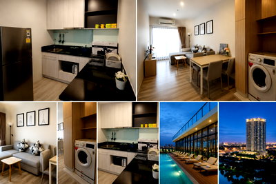 Condos for rent : 2Bed | 1Bath | MRT Si Lom | 51sqm | THB 19,000/mo | Fl.31 — Niche Mono Mega Space Bangna Bangkok