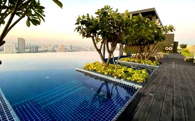 คอนโดให้เช่า : 2 ห้องนอน | 2 ห้องน้ำ | BTS Krung Thon Buri | 74 ตร.ม. | 38,000 บาท/เดือน | ชั้น 14 — Urbano Absolute Sathon-Taksin กรุงเทพฯ