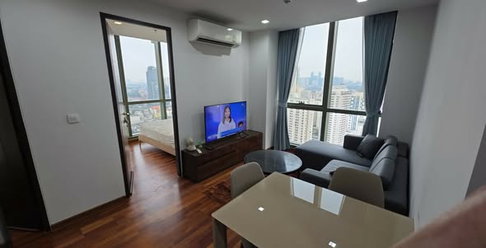 2 ห้องนอน | 1 ห้องน้ำ | BTS Ratchathewi | 43 ตร.ม. | 27,000 บาท/เดือน | ชั้น 31 — Wish Signature Midtown Siam กรุงเทพฯ