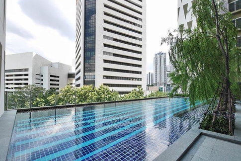 3Bed | 2Bath | MRT Thailand Cultural | 50sqm | THB 30,000/mo | Fl.15 — Noble Revolve Ratchada Bangkok