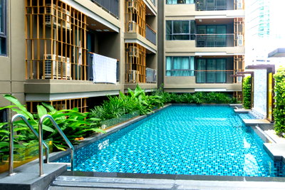 คอนโดให้เช่า : 1 ห้องนอน | 1 ห้องน้ำ | BTS Asok | 35 ตร.ม. | 24,000 บาท/เดือน | ชั้น 5 — Mirage Sukhumvit 27 กรุงเทพฯ