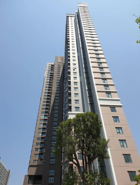 1Bed | 1Bath | BTS Hua Mak | 30sqm | THB 15,000/mo | Fl.37 — Rich Park Triple Station Sation Bangkok
