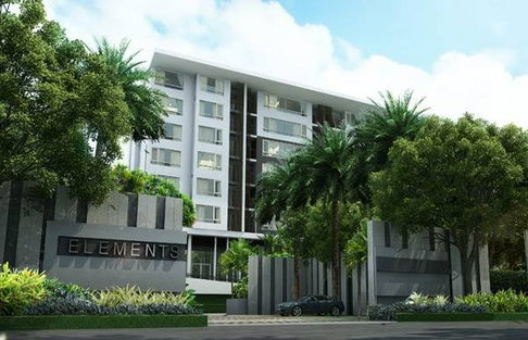 2Bed | 2Bath | BTS Punnawithi | 58sqm | THB 18,000/mo | Fl.1 — Elements Srinakarin Bangkok