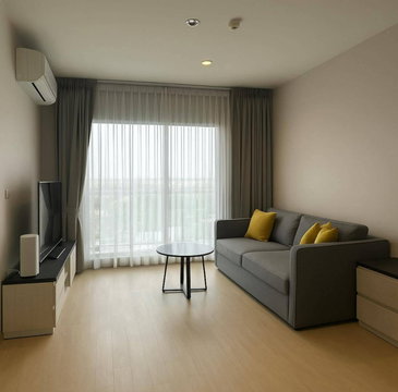 2Bed | 2Bath | MRT Huai Khwang | 55sqm | THB 27,000/mo | Fl.11 — Life Ratchada Bangkok