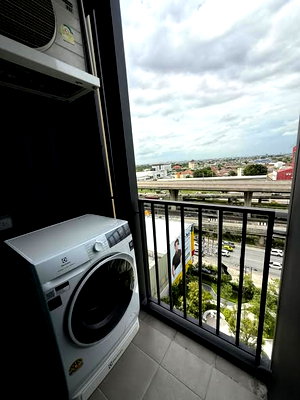 Condos for rent : Studio | 1Bath | BTS Bang Na | 22sqm | THB 9,000/mo | Fl.10 — Nue Mega Plus Bangna Bangkok