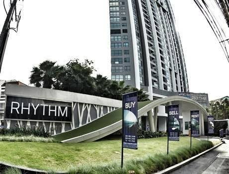 2Bed | 2Bath | BTS Phra Khanong | 68sqm | THB 40,000/mo | Fl.10 — Rhythm Sukhumvit 44/1 Bangkok