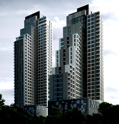 Condos for rent : 2Bed | 2Bath | BTS Thong Lo | 84sqm | THB 70,000/mo | Fl.32 — Quattro By Sansiri Bangkok