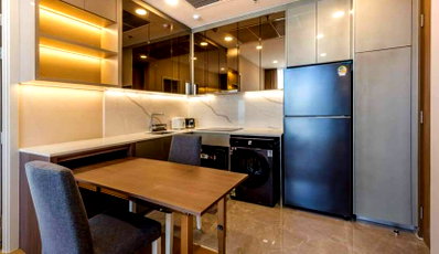 Condos for rent : 2Bed | 2Bath | BTS Ratchathewi | 58.59sqm | THB 45,000/mo | Fl.18 — Wish Signature Bangkok