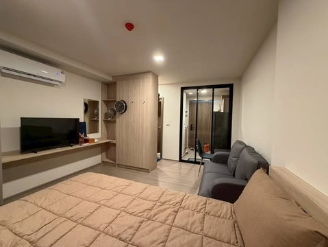 Studio | 1Bath | BTS Bearing | 25sqm | THB 11,000/mo | Fl.2 — Voque Place Sukhumvit 107 Bangkok