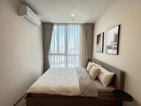 1 ห้องนอน | 1 ห้องน้ำ | MRT Phra Ram 9 | 30 ตร.ม. | 20,000 บาท/เดือน | ชั้น 25 — Nue District R9 กรุงเทพฯ