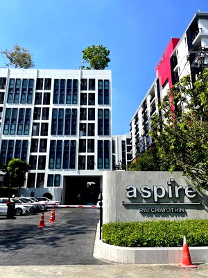 Condos for rent : 1Bed | 1Bath | MRT Bang Kraso | 36sqm | THB 10,000/mo | Fl.10 — Aspire Rattanathibet 1 Bangkok