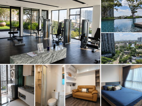 1Bed | 1Bath | BTS On Nut | 26sqm | THB 12,000/mo | Fl.16 — The Base Park West Sukhumvit 77 Bangkok
