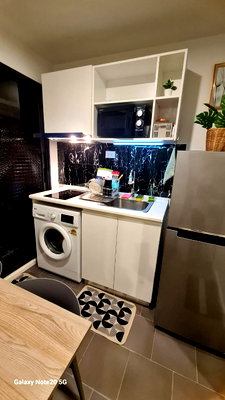 คอนโดให้เช่า : 1 ห้องนอน | 1 ห้องน้ำ | BTS Bang Chak | 23 ตร.ม. | 12,000 บาท/เดือน | ชั้น 6 — Blue Condo 89 กรุงเทพฯ