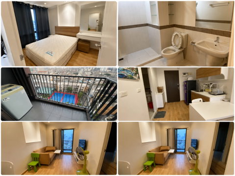 1 ห้องนอน | 1 ห้องน้ำ | MRT Phra Ram 9 | 31 ตร.ม. | 13,000 บาท/เดือน | ชั้น 17 — Casa Condo Asoke-Dindaeng กรุงเทพฯ