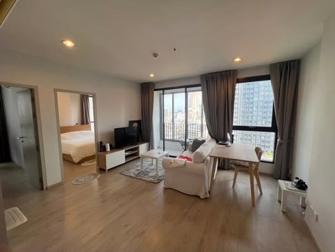2Bed | 1Bath | BTS Ratchathewi | 51sqm | THB 29,000/mo | Fl.17 — Ideo Q Ratchathewi Bangkok