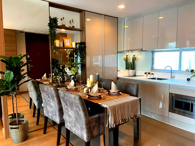 คอนโดให้เช่า : 2 ห้องนอน | 2 ห้องน้ำ | MRT Phetkasem 48 | 76 ตร.ม. | 40,000 บาท/เดือน | ชั้น 25 — The Address Asoke กรุงเทพฯ