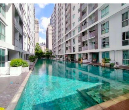 1Bed | 1Bath | MRT Phra Ram 9 | 30sqm | THB 13,000/mo | Fl.15 — A Space Asoke-Ratchada Bangkok