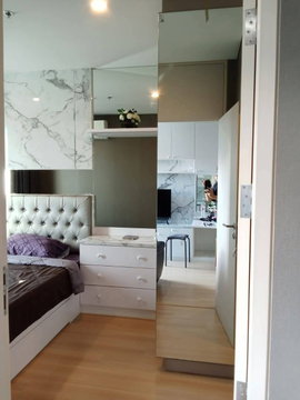 1 ห้องนอน | 1 ห้องน้ำ | MRT Phetchaburi | 31 ตร.ม. | 25,000 บาท/เดือน | ชั้น 25 — Lumpini Suite Phetchaburi - Makkasan กรุงเทพฯ
