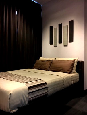 คอนโดให้เช่า : 1 ห้องนอน | 1 ห้องน้ำ | BTS Asok | 43 ตร.ม. | 25,000 บาท/เดือน | ชั้น 9 — Edge Sukhumvit 23 กรุงเทพฯ