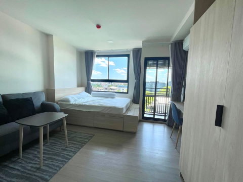 1 ห้องนอน | 1 ห้องน้ำ | BTS Samrong | 23 ตร.ม. | 14,000 บาท/เดือน | ชั้น 5 — The Muve Sukhumvit 107 By Sansiri กรุงเทพฯ