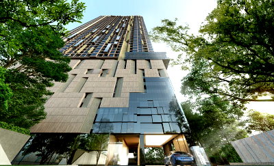 คอนโดให้เช่า : 1 ห้องนอน | 1 ห้องน้ำ | BTS Thong Lo | 34 ตร.ม. | 22,000 บาท/เดือน | ชั้น 33 — Oka Haus Sukhumvit 36 กรุงเทพฯ