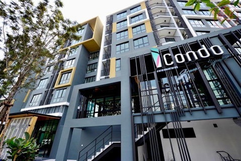 รูปภาพ 1Bed | 1Bath | BTS Yaek Lam Sali | 29sqm | THB 10,000/mo | Fl.1 — Icondo Serithai Green Space Bangkok