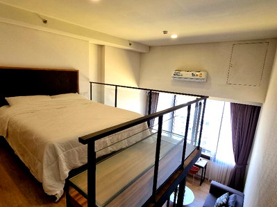 คอนโดให้เช่า : ห้องใหม่ให้เช่า! คอนโด ไซมิส 87 (Ramada residence) 40 ตร.ม ห้อง Duplex ใกล้ BTS อ่อนนุช