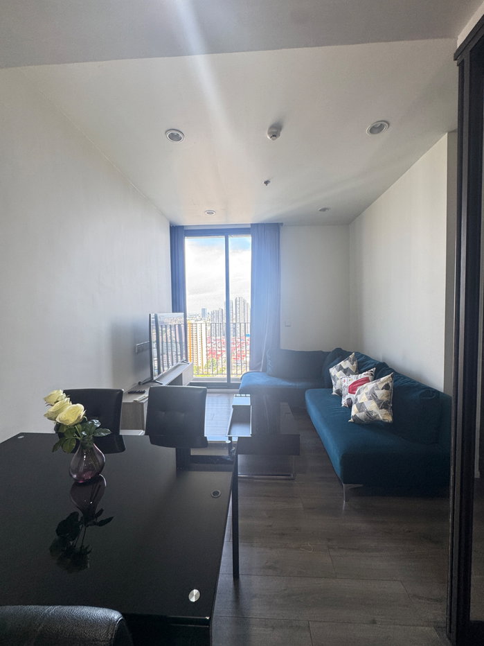 รูป 🌈💫Rent/เช่า Condo Whizdom Essence Sukhumvit💫🌈‼️35,000 บาท/เดือน‼️2 ห้องนอน 2 ห้องน้ำ ‼️Bts ปุณณวิถี🚝‼️ - รูปที่ 5/27