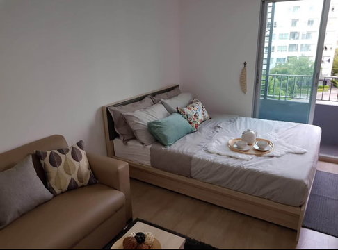 สตูดิโอ | 1 ห้องน้ำ | BTS Udom Suk | 24 ตร.ม. | 8,000 บาท/เดือน | ชั้น 5 — Elio Del Ray กรุงเทพฯ