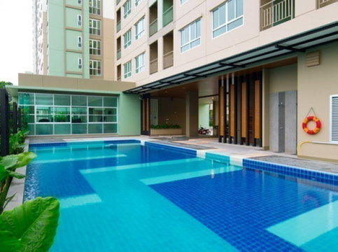 2Bed | 2Bath | BTS On Nut | 45sqm | THB 17,000/mo | Fl.12 — Lumpini Ville Sukhumvit 77-2 Bangkok