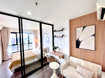 คอนโดให้เช่า : ME2500535 ห้องสวยพร้อมอยู่ The Base Park West สุขุมวิท 77 ติด BTS อ่อนนุช