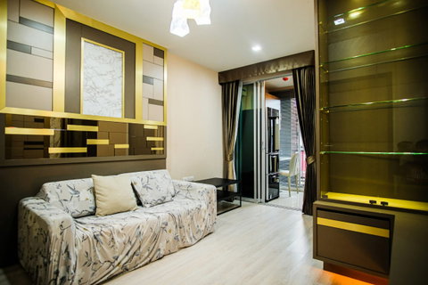 รูปภาพ 1Bed | 1Bath | BTS Ekkamai | 35sqm | THB 15,000/mo | Fl.8 — Metroluxe Rosegold Bangkok