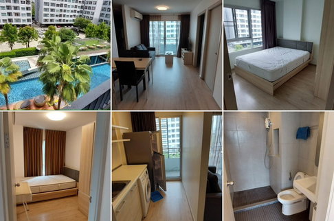 2Bed | 1Bath | BTS Punnawithi | 44sqm | THB 18,000/mo | Fl.5 — Elio Delray Bangkok