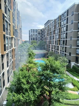 1Bed | 1Bath | ARL Lat Krabang | 24sqm | THB 12,000/mo | Fl.4 — D Condo Air Ladkabang Bangkok