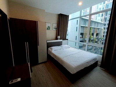 Condos for rent : 1Bed | 1Bath | BTS Udom Suk | 34sqm | THB 13,000/mo | Fl.6 — The Sky Sukhumvit Bangkok