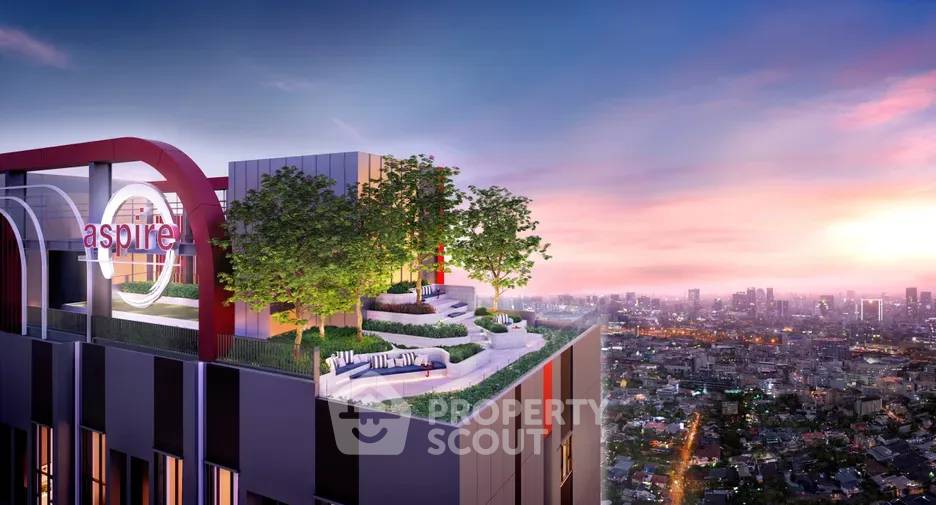 รูป คอนโดหนึ่งห้องนอนชั้นยี่สิบหก ASPIRE Huai Khwang ใกล้ MRT ห้วยขวาง (ID 3270755) - รูปที่ 4/5